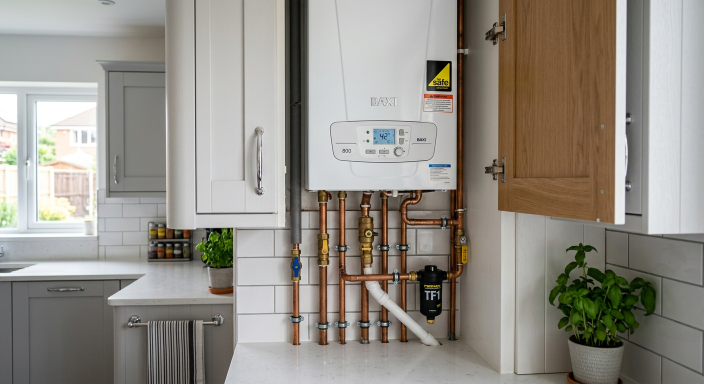 Worcester Bosch combi — newly installed